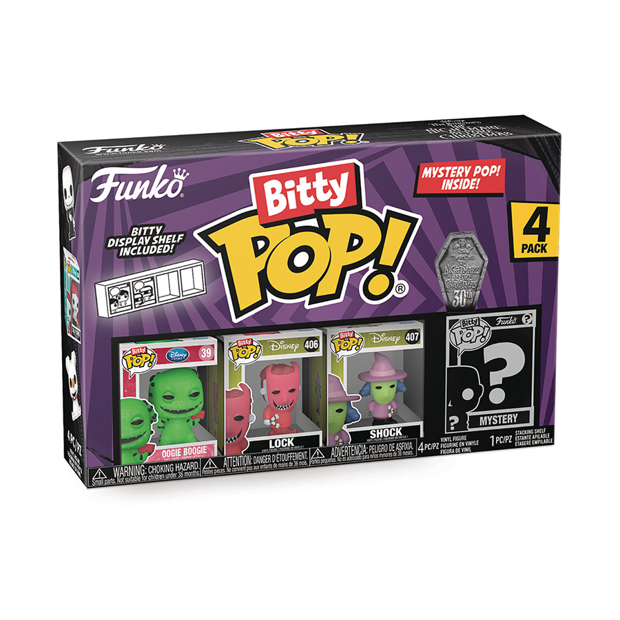 Bitty POP Nightmare Before Christmas 4-Pack Mini Vinyl Figure - Oogie Boogie