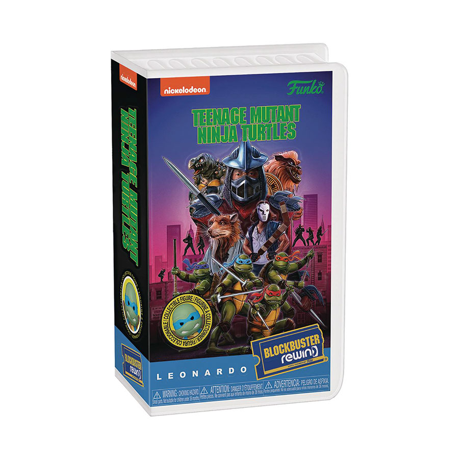 POP Rewind Teenage Mutant Ninja Turtles The Movie Leonardo Vinyl Figure