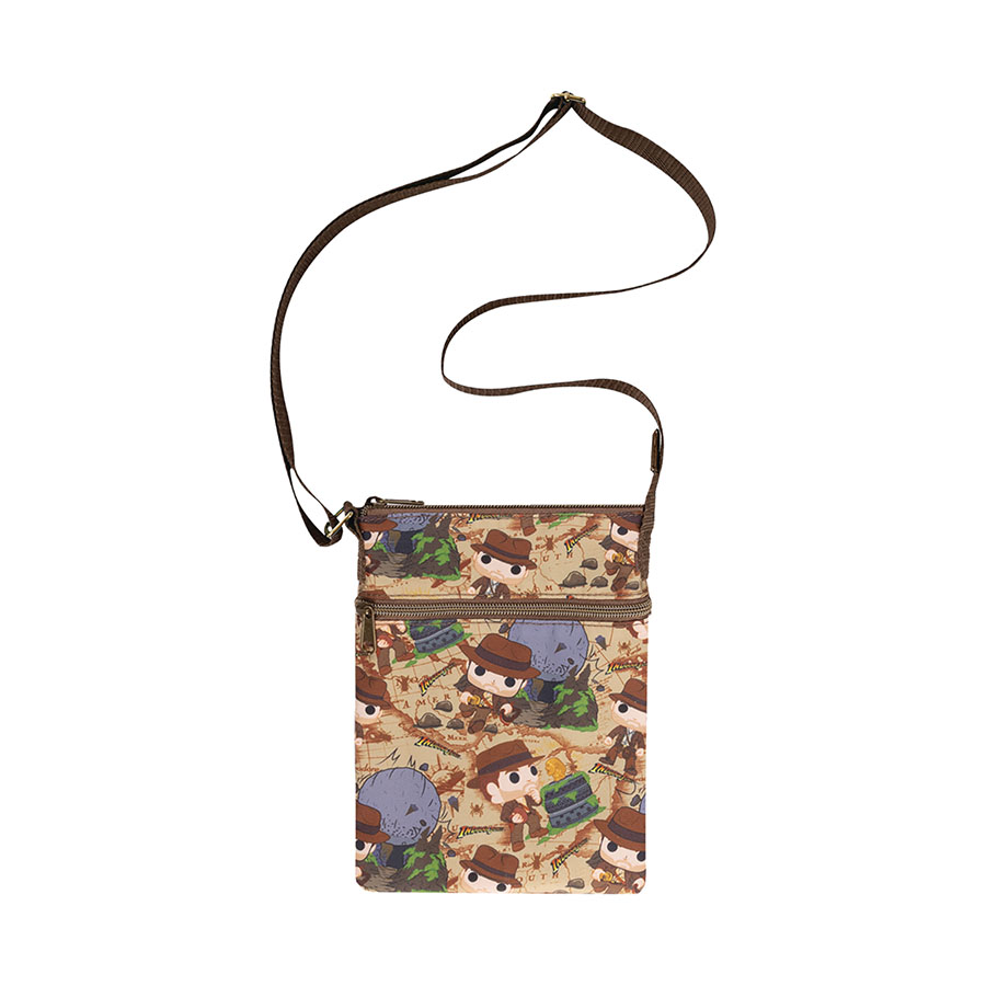 Funko x Loungefly Indiana Jones Raiders Of The Lost Ark Crossbody All-Over-Print Bag