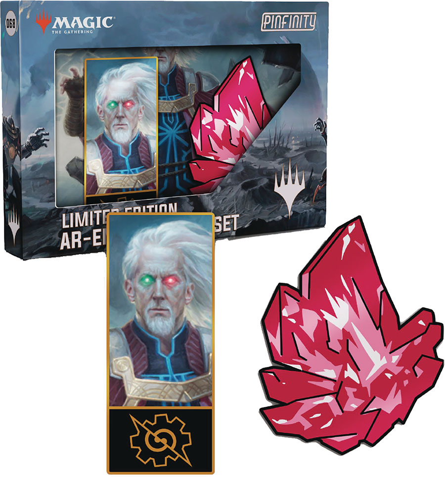 Magic The Gathering Brothers War 2-Piece Augmented Reality Pin Set - Urza & Mightstone