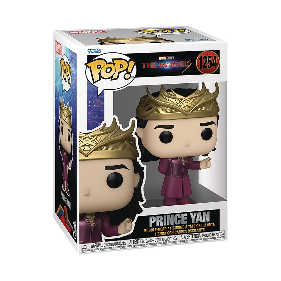 POP Marvel The Marvels Prince Yan Vinyl Bobble Head