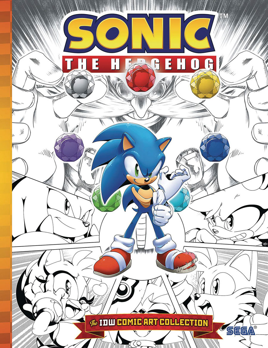 Sonic The Hedgehog IDW Comic Art Collection Vol 1 HC