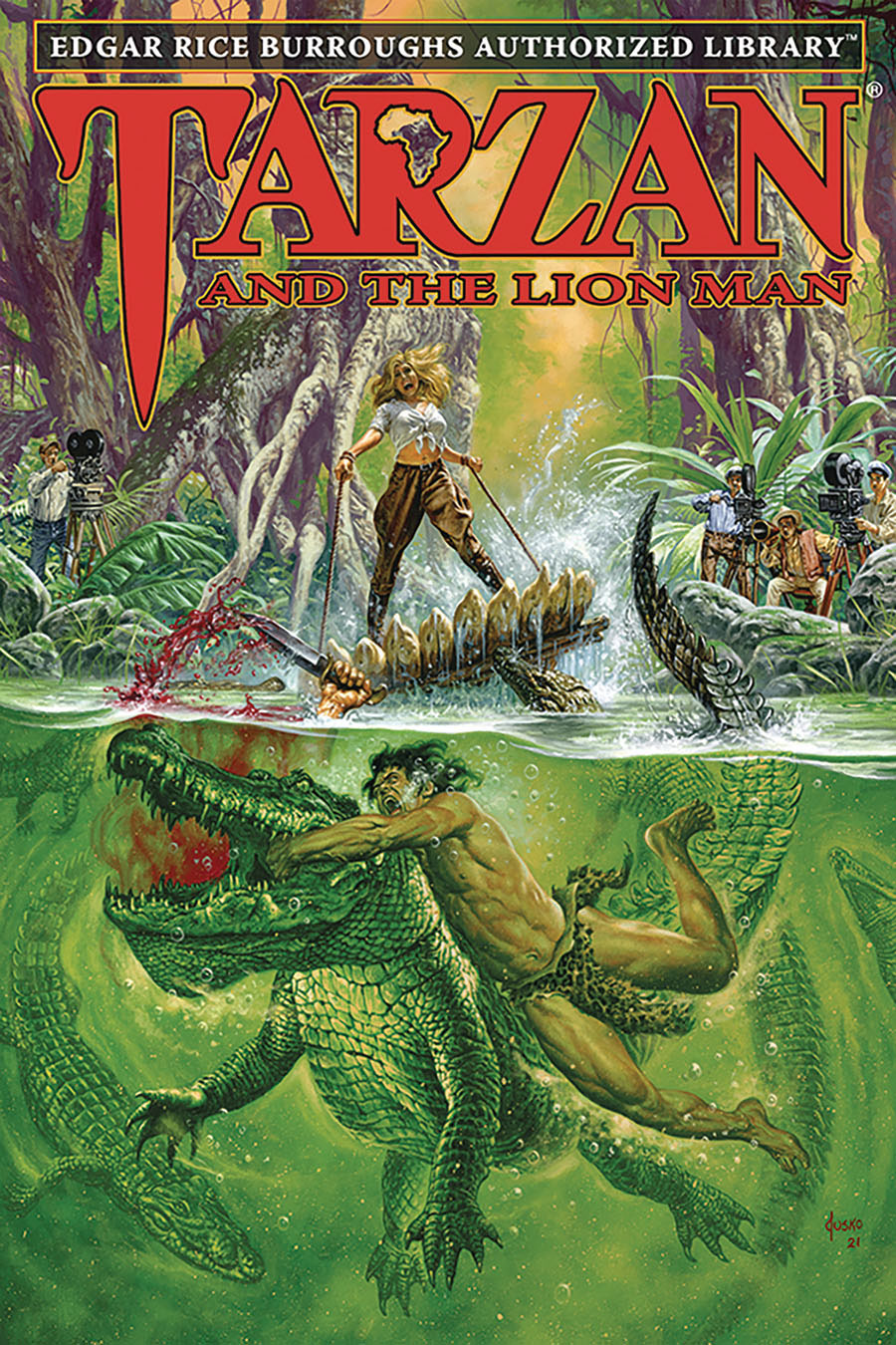 Edgar Rice Burroughs Authorized Library Tarzan Vol 17 Tarzan And The Lion Man HC