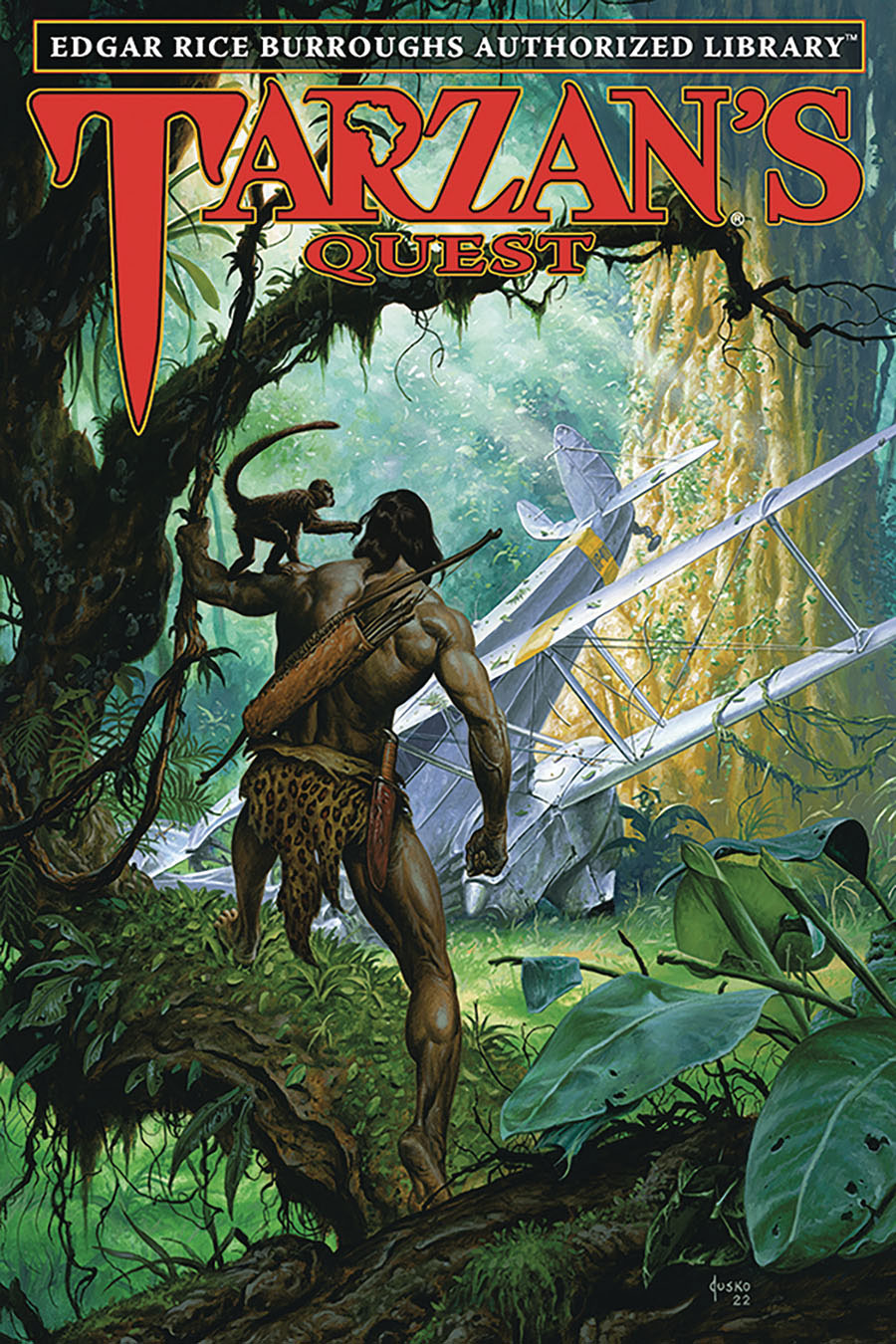 Edgar Rice Burroughs Authorized Library Tarzan Vol 19 Tarzans Quest HC