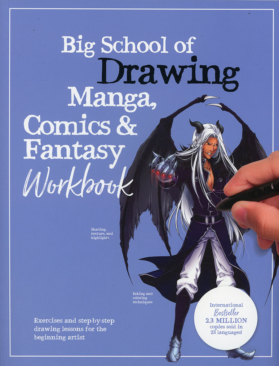 Big School Of Drawing Manga Comics & Fantasy Workbook SC