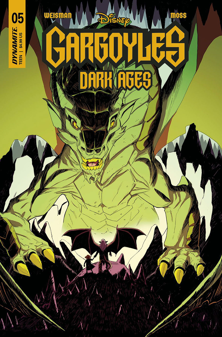Gargoyles Dark Ages #5 Cover G Incentive Drew Moss Variant Cover