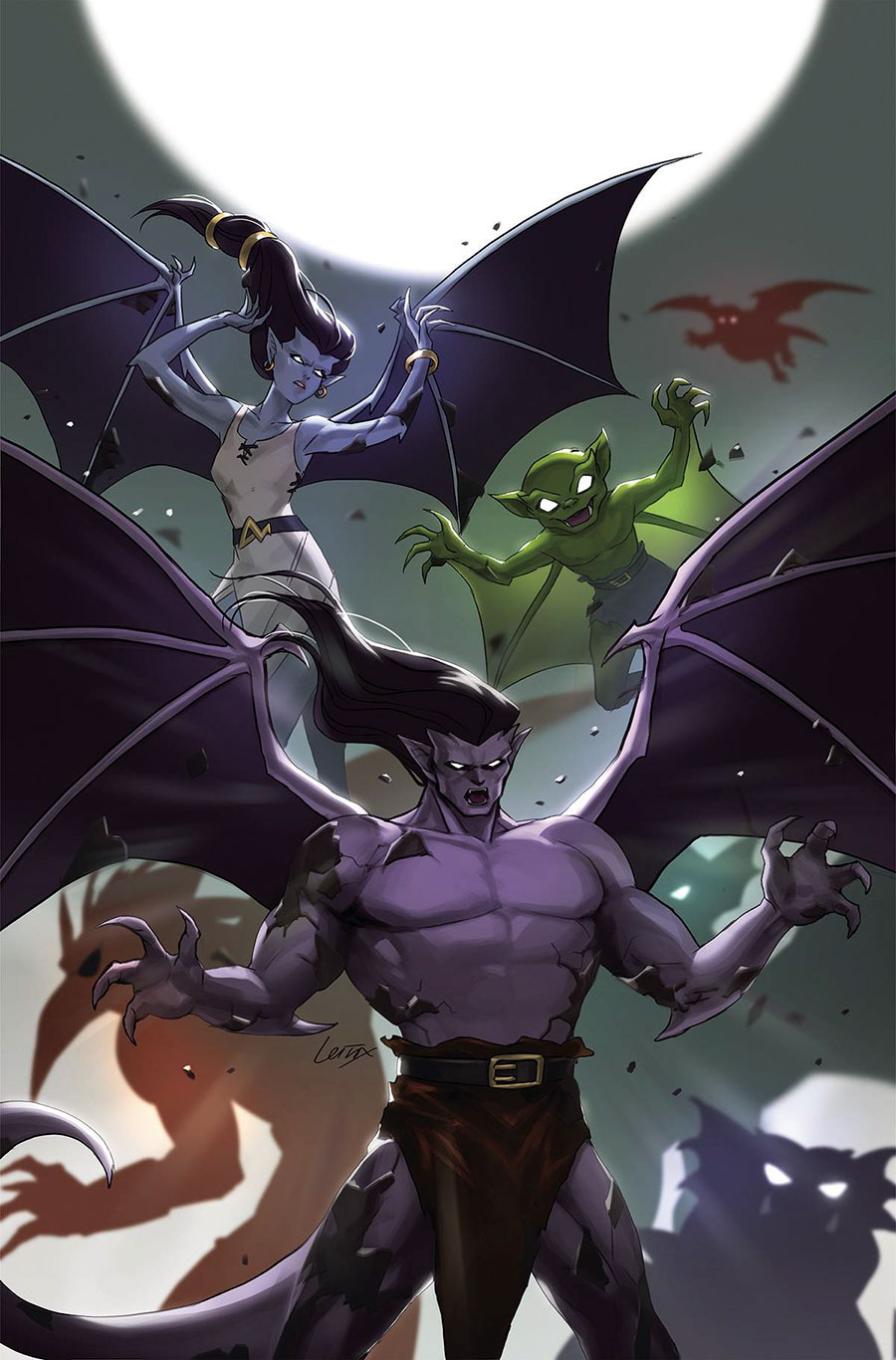 Gargoyles Vol 3 #12 Cover L Incentive Lesley Leirix Li Virgin Cover