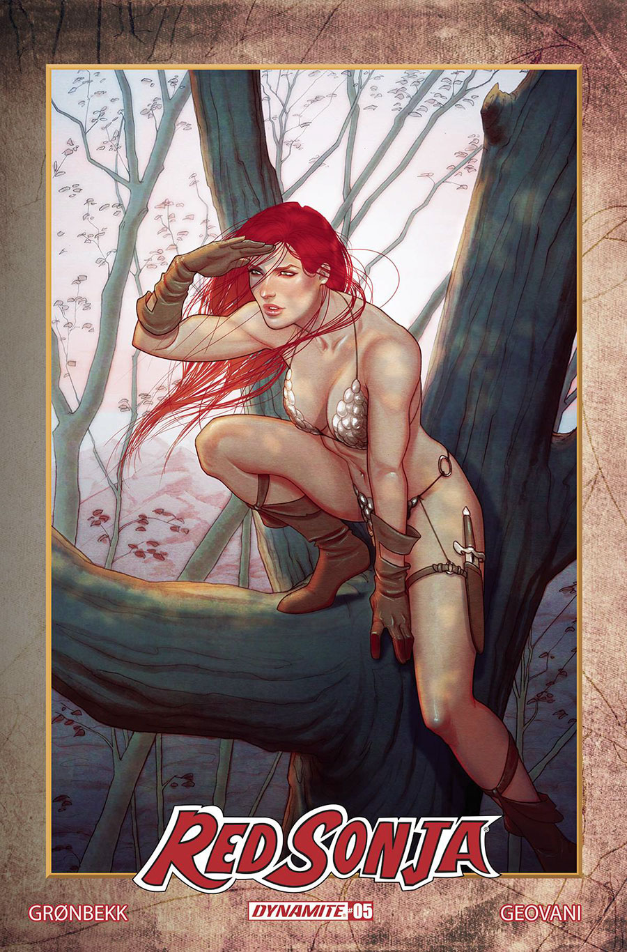 Red Sonja Vol 10 #5 Cover F Incentive Jenny Frison Modern Icon Variant Cover