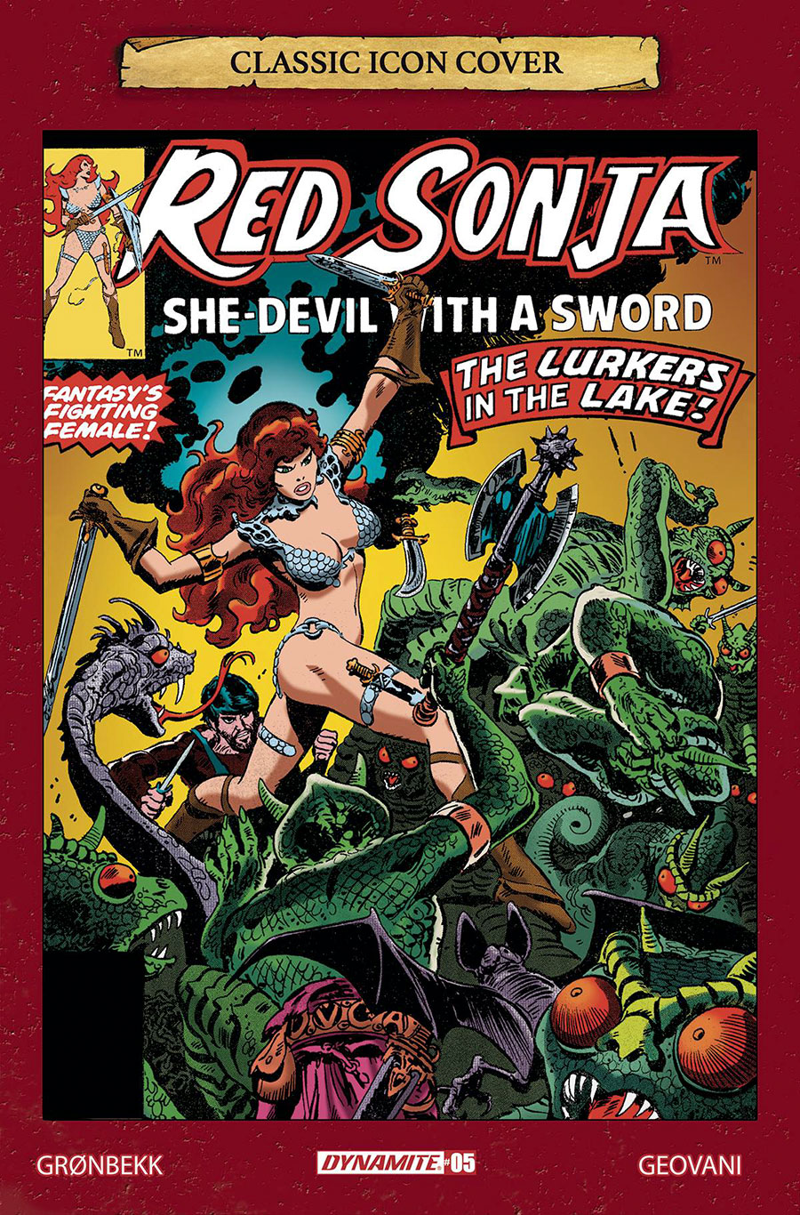 Red Sonja Vol 10 #5 Cover G Incentive Frank Thorne Icon Variant Cover