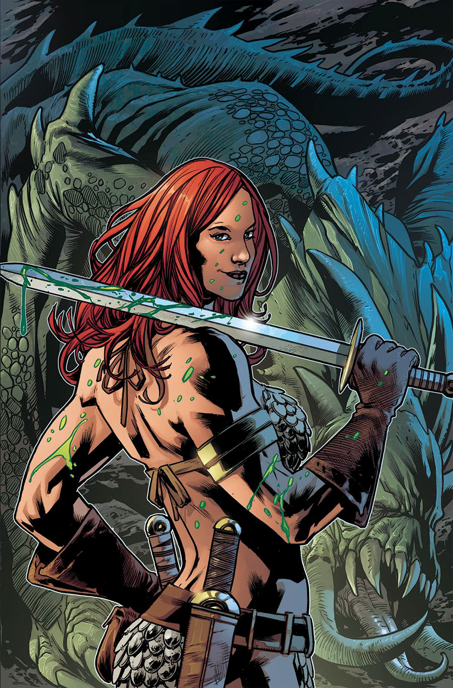 Red Sonja Vol 10 #5 Cover J Incentive Bryan Hitch Virgin Cover