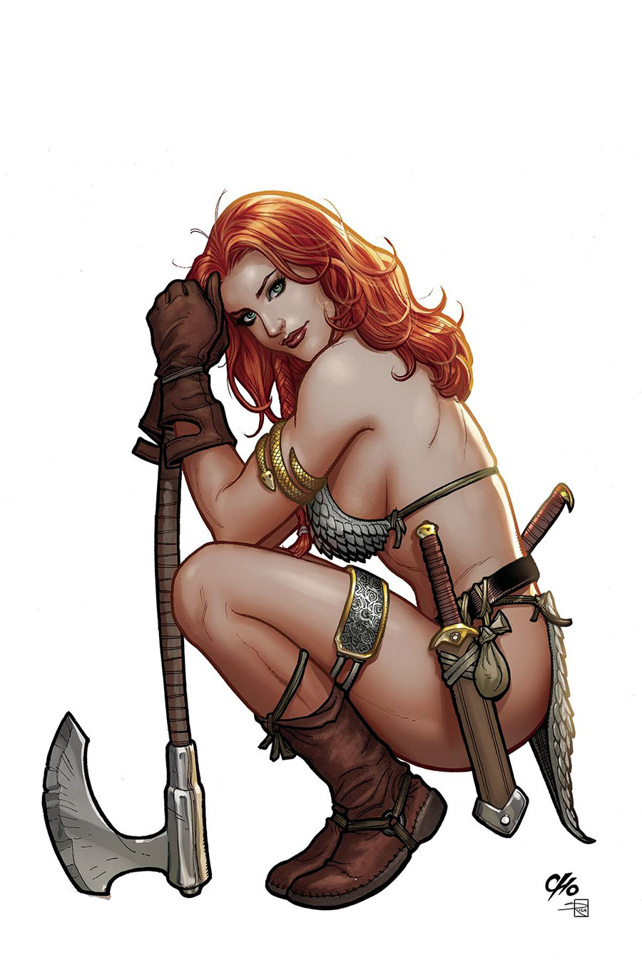 Savage Red Sonja #1 Cover L Limited Edition Frank Cho Virgin Cover