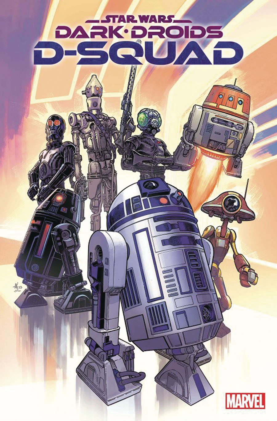 Star Wars Dark Droids D-Squad #1 Cover F DF Signed By Marc Guggenheim