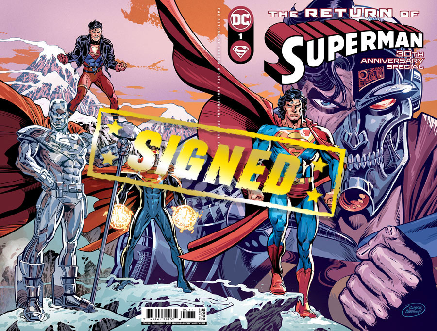 Return Of Superman 30th Anniversary Special #1 (One Shot) Cover I DF Signed By Dan Jurgens