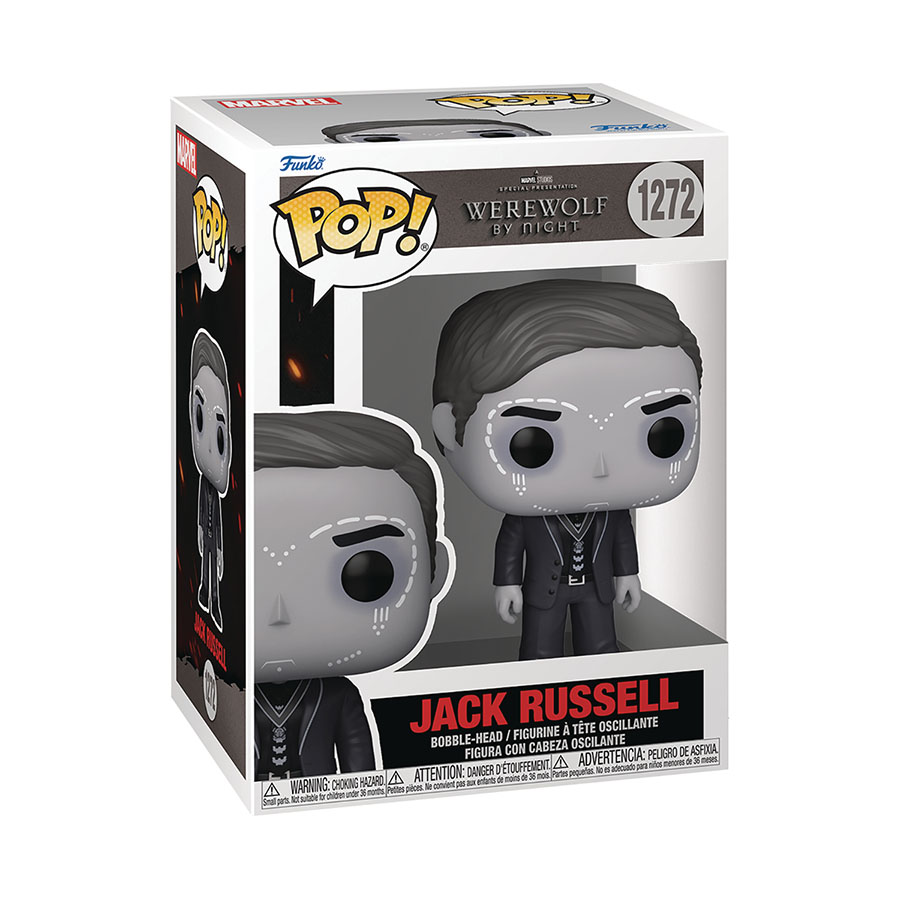 POP Marvel Werewolf By Night Jack Russell Vinyl Bobble Head