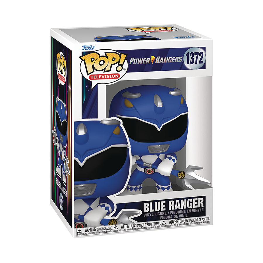 POP Television Mighty Morphin Power Rangers 30th Anniversary Blue Ranger Vinyl Figure