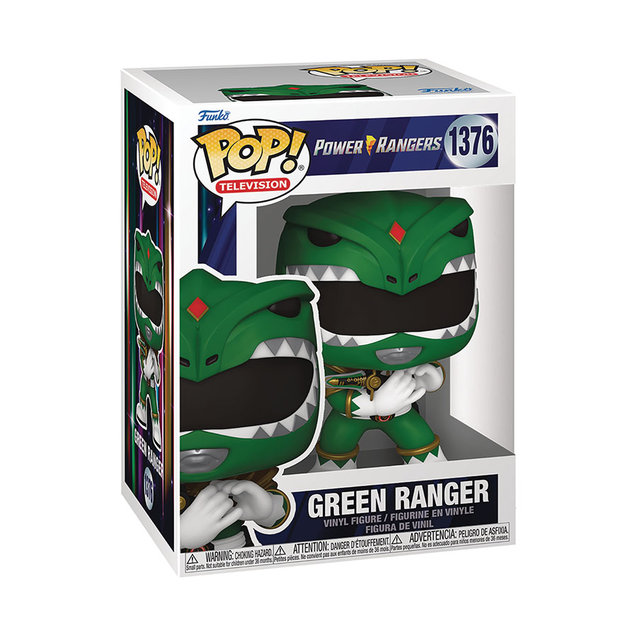 POP Television Mighty Morphin Power Rangers 30th Anniversary Green Ranger Vinyl Figure