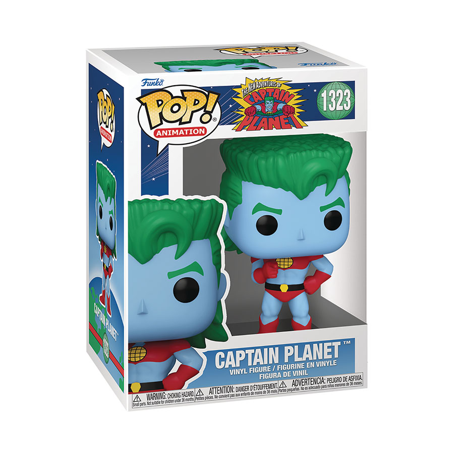 POP Animation New Adventures Of Captain Planet Captain Planet Vinyl Figure