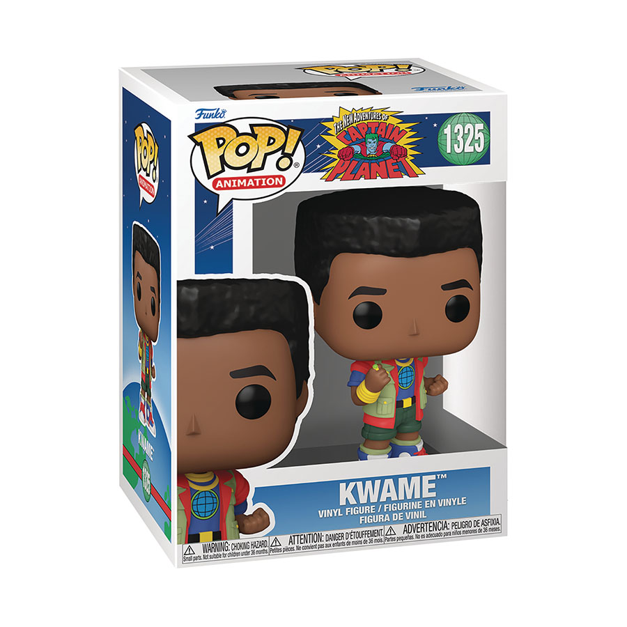 POP Animation New Adventures Of Captain Planet Kwame Vinyl Figure