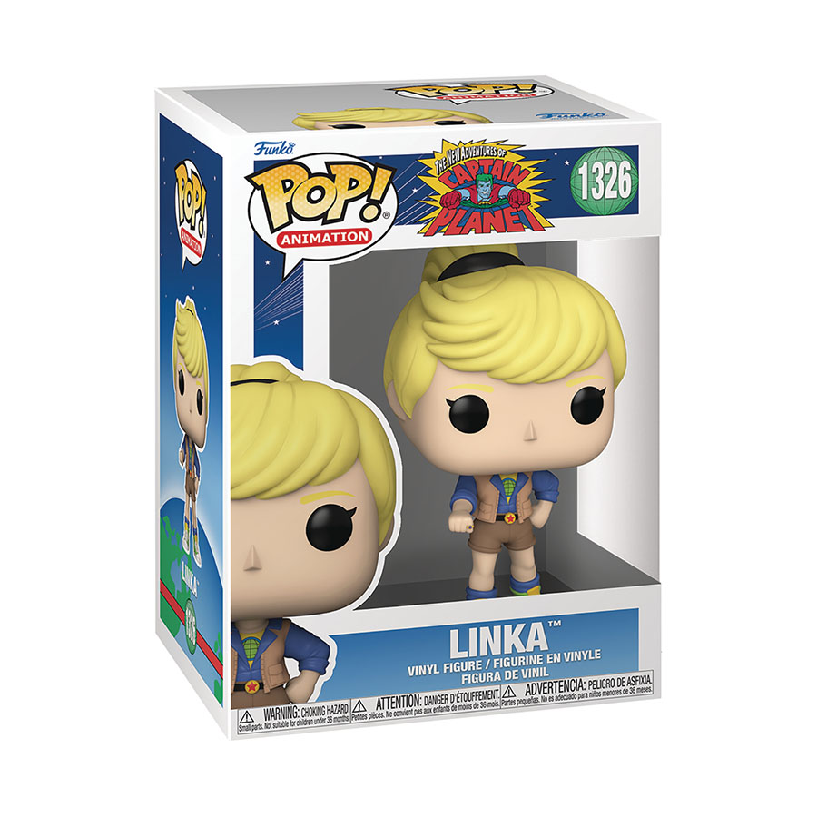 POP Animation New Adventures Of Captain Planet Linka Vinyl Figure
