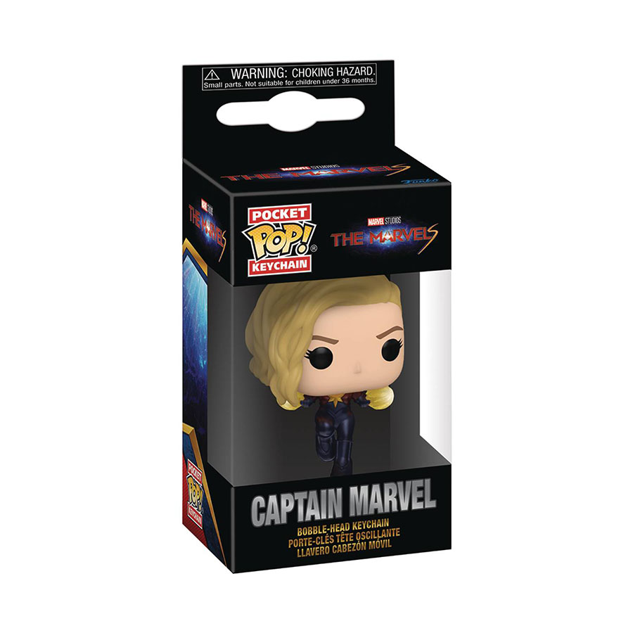 POP Keychain The Marvels - Captain Marvel
