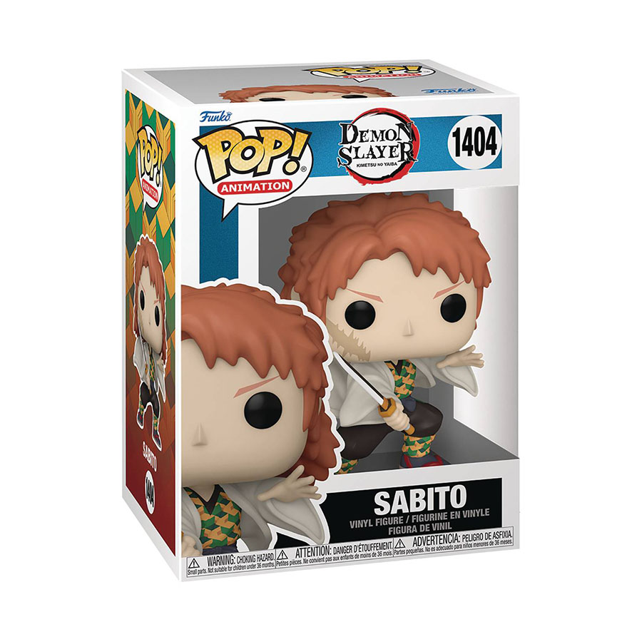 POP Animation Demon Slayer Kimetsu No Yaiba Sabito No Mask Vinyl Figure
