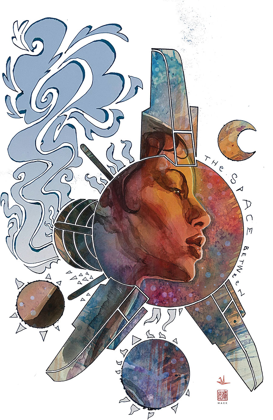 Space Between #1 Cover D Incentive David Mack Virgin Variant Cover