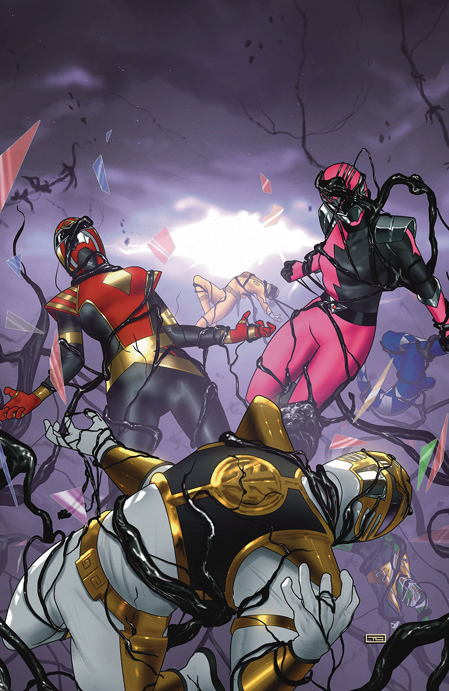 Mighty Morphin Power Rangers (BOOM Studios) #114 Cover E Incentive Taurin Clarke Virgin Cover