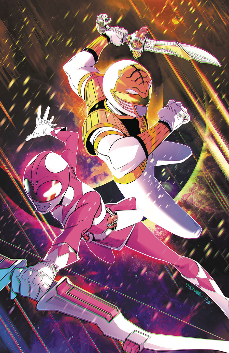 Mighty Morphin Power Rangers (BOOM Studios) #114 Cover F Incentive Erica Durso & Igor Monti Variant Cover