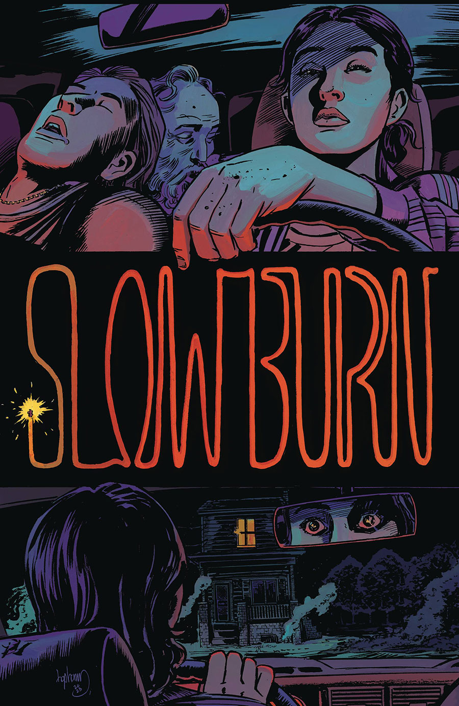 Slow Burn #2 Cover D Incentive David Lapham Virgin Variant Cover