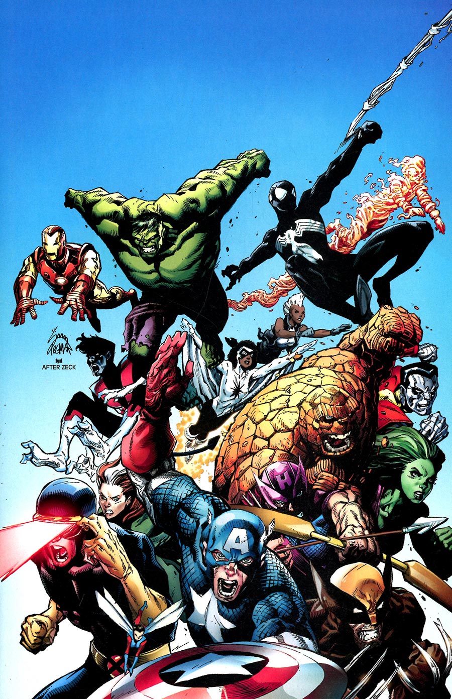 Marvel Super Heroes Secret Wars Battleworld #1 Cover H Incentive Ryan Stegman Homage Virgin Cover