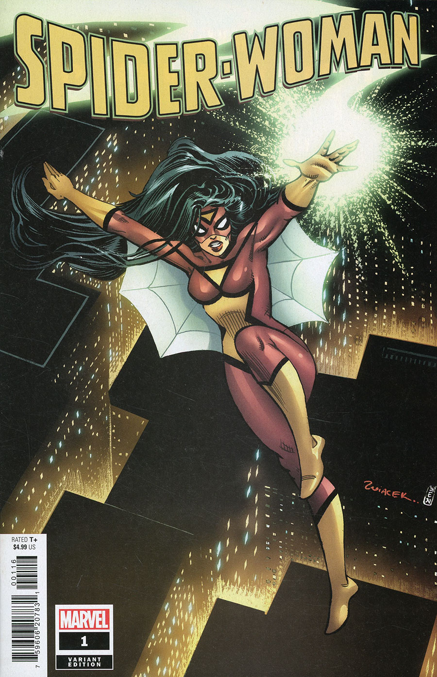 Spider-Woman Vol 8 #1 Cover F Incentive Bob Wiacek Hidden Gem Variant Cover (Gang War First Strike Tie-In)