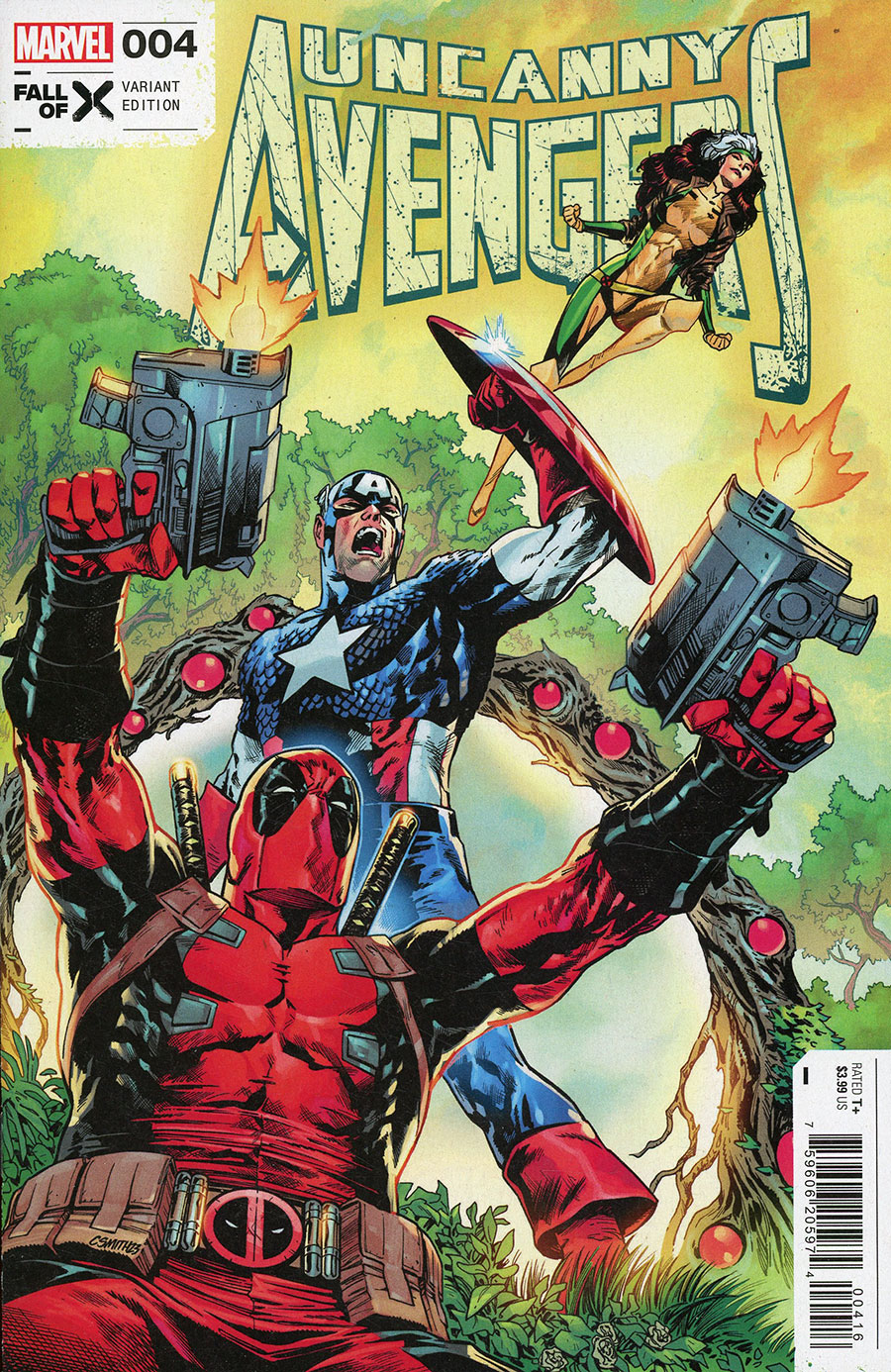 Uncanny Avengers Vol 4 #4 Cover D Incentive Cory Smith Variant Cover (Fall Of X Tie-In)