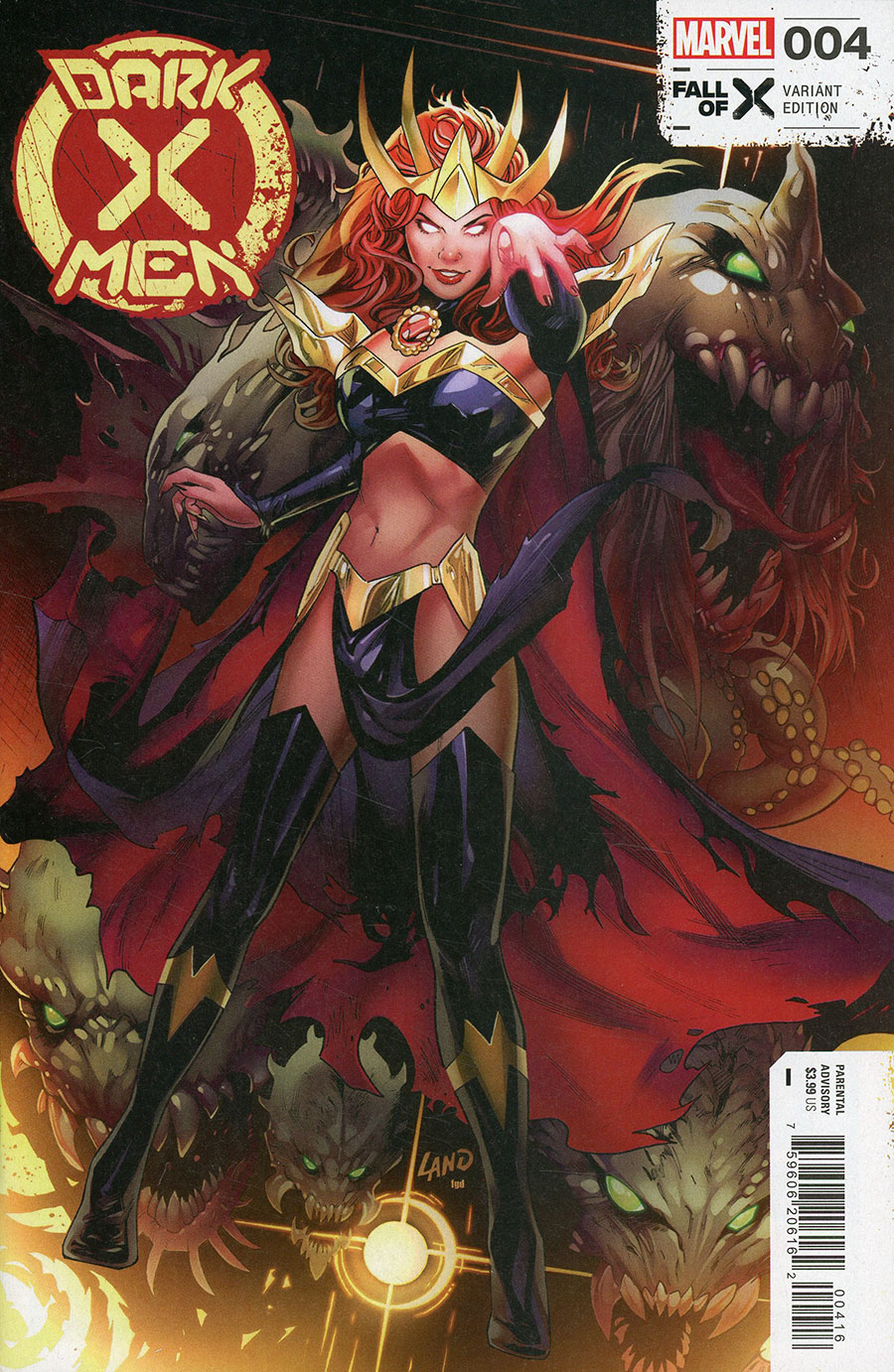 Dark X-Men Vol 2 #4 Cover C Incentive Greg Land Variant Cover (Fall Of X Tie-In)