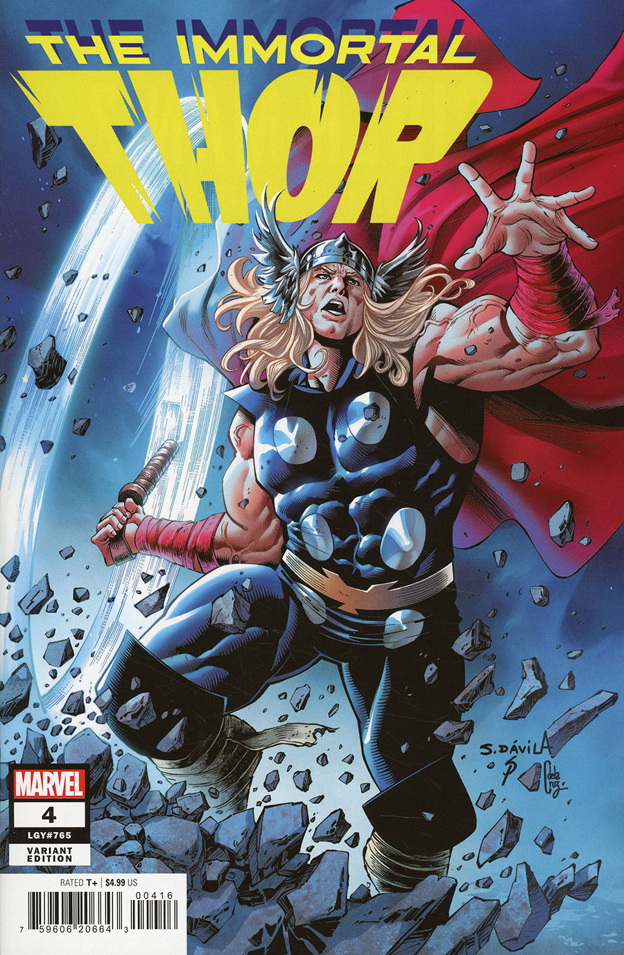 Immortal Thor #4 Cover D Incentive Sergio Davila Variant Cover