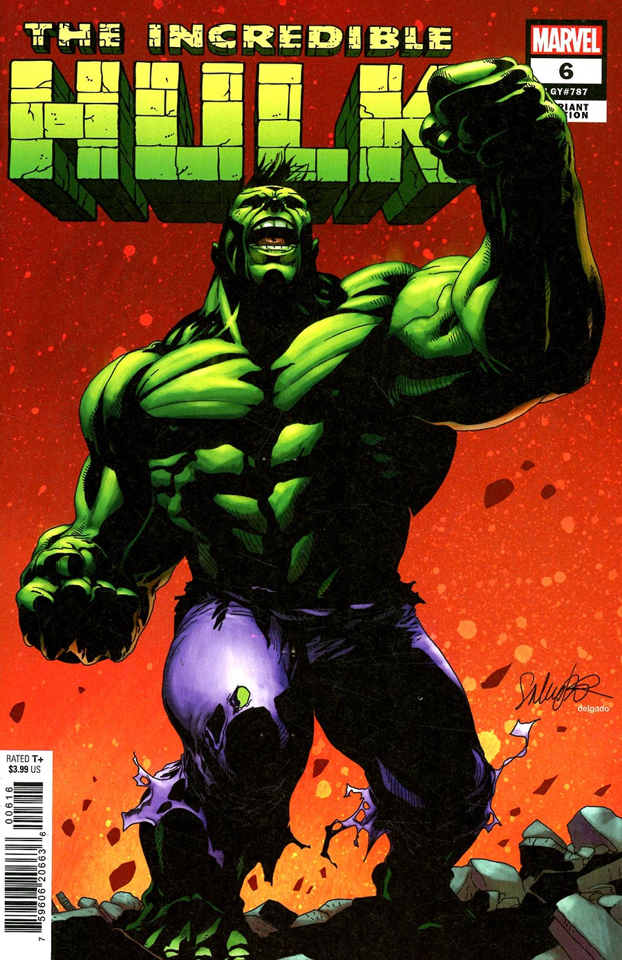 Incredible Hulk Vol 5 #6 Cover E Incentive Salvador Larroca Variant Cover