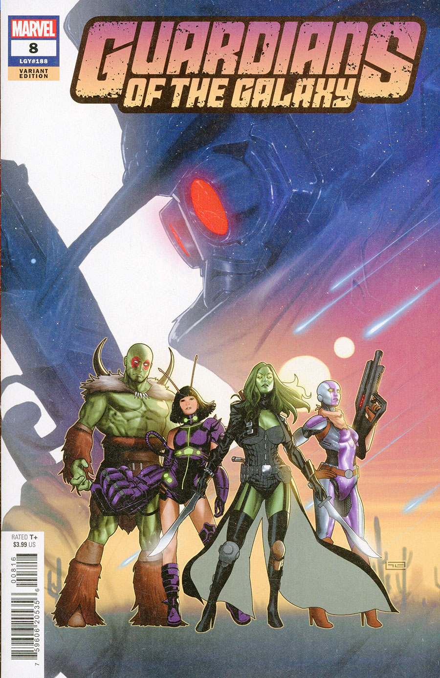 Guardians Of The Galaxy Vol 7 #8 Cover C Incentive Taurin Clarke Variant Cover