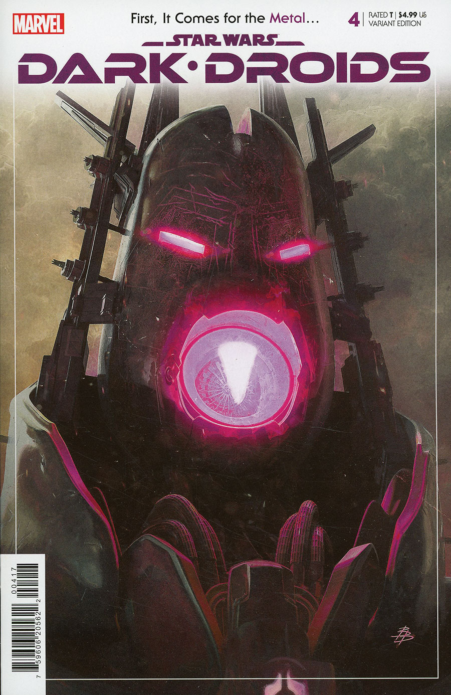 Star Wars Dark Droids #4 Cover E Incentive Bjorn Barends Variant Cover (Dark Droids Tie-In)