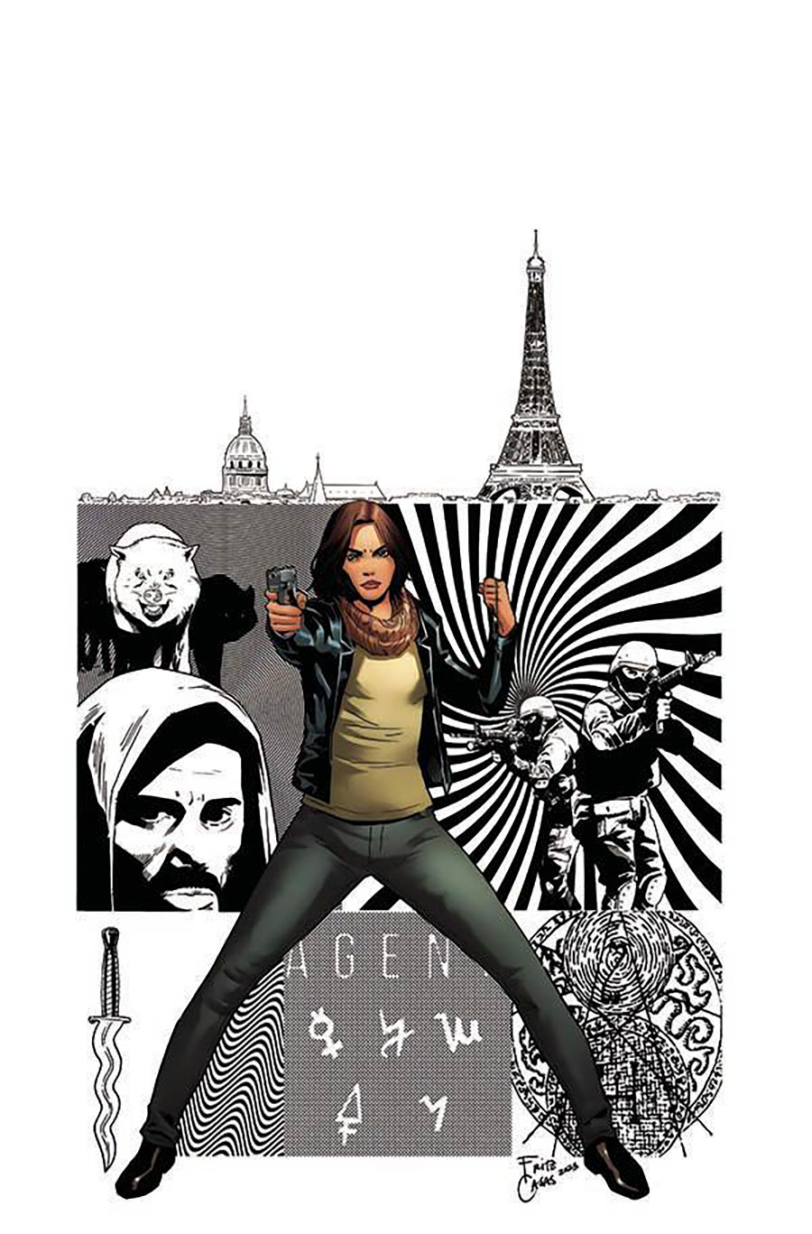 The Agent #1 Cover I Incentive Fritz Casas Nick Fury Agent Of SHIELD 4 Homage Virgin Cover