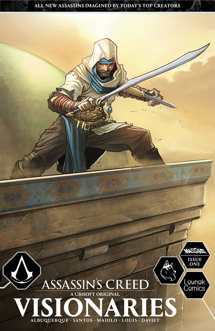 Assassins Creed Visionaries #1 Cover G Incentive Patrick Boutin-Gagne Basim Variant Cover