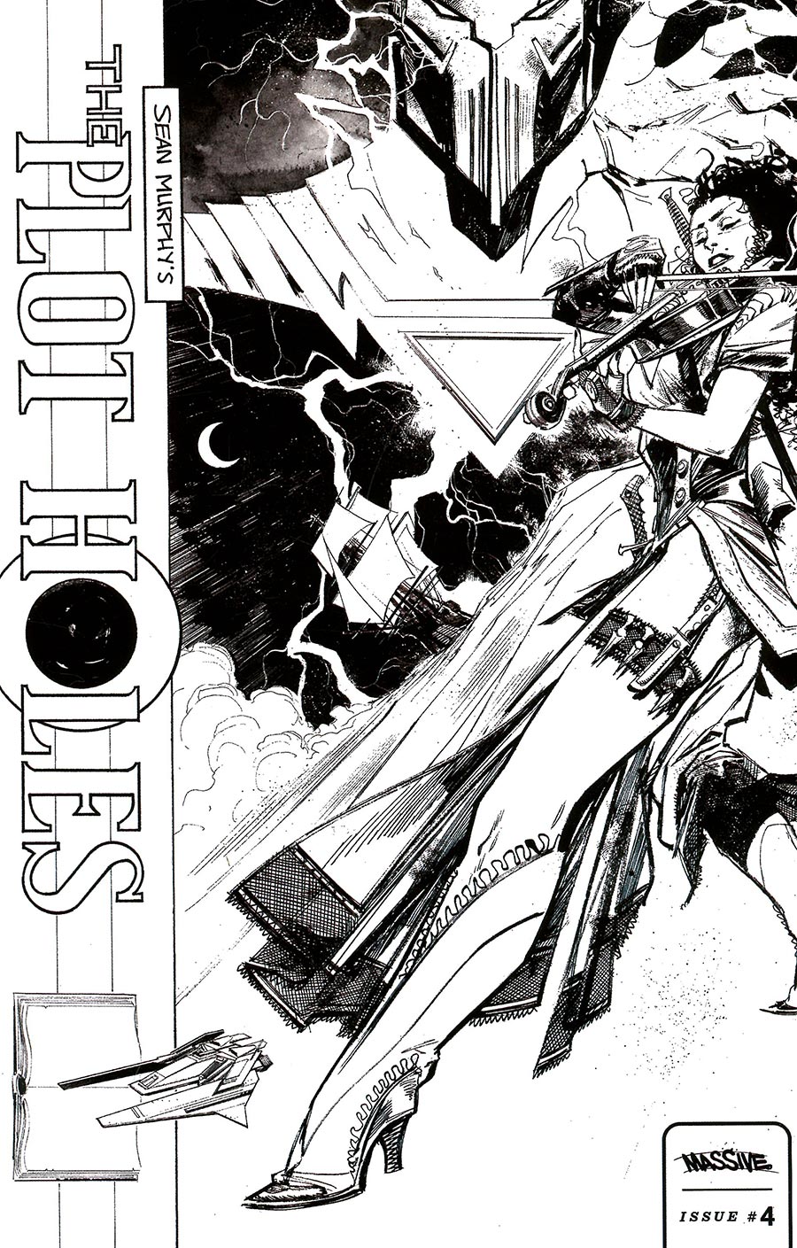 Plot Holes #4 Cover D Incentive Sean Gordon Murphy Black & White Cover