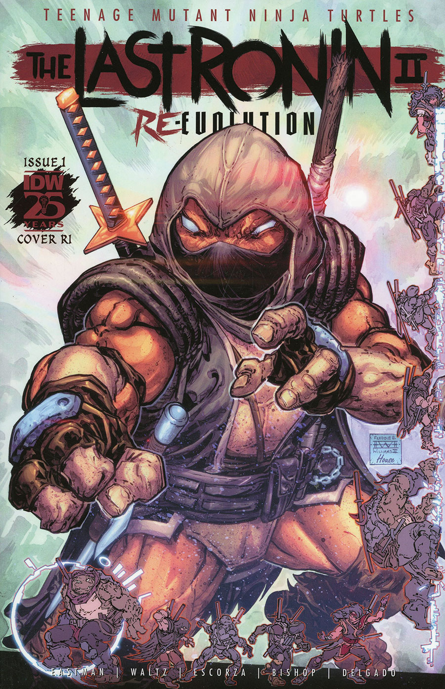 Teenage Mutant Ninja Turtles The Last Ronin II Re-Evolution #1 Cover F Incentive Freddie E Williams II Variant Cover