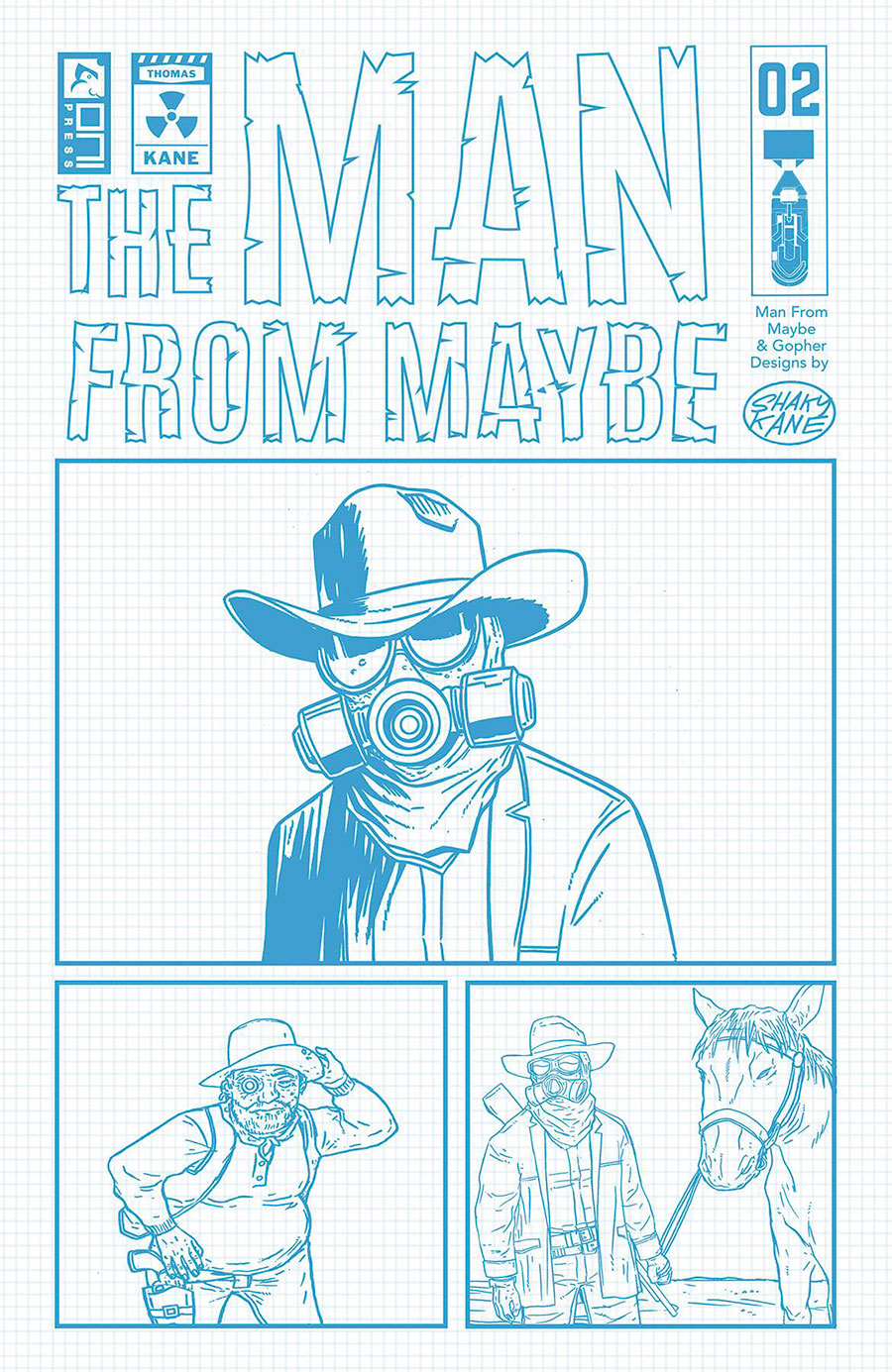 Man From Maybe #2 Cover C Incentive Shaky Kane Character Design Variant Cover