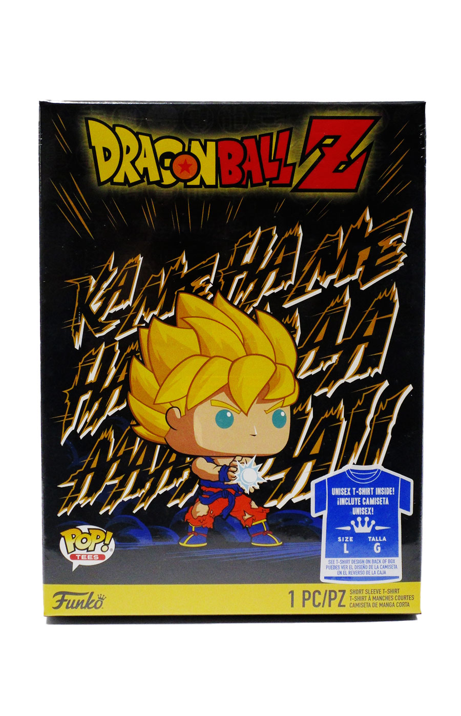 POP And Boxed Tee Dragon Ball Z Gohan Goku T-Shirt Large