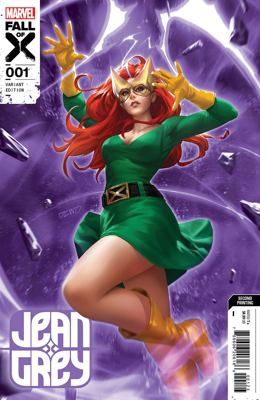 Jean Grey Vol 2 #1 Cover H 2nd Ptg Incentive Derrick Chew Variant Cover