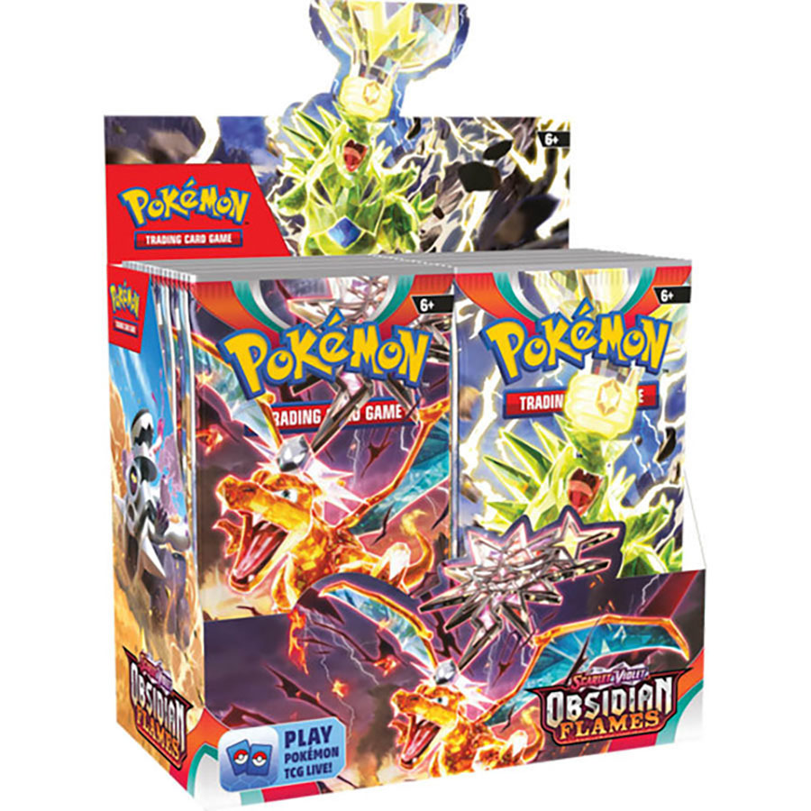 Pokemon Scarlet And Violet Obsidian Flames Booster Box