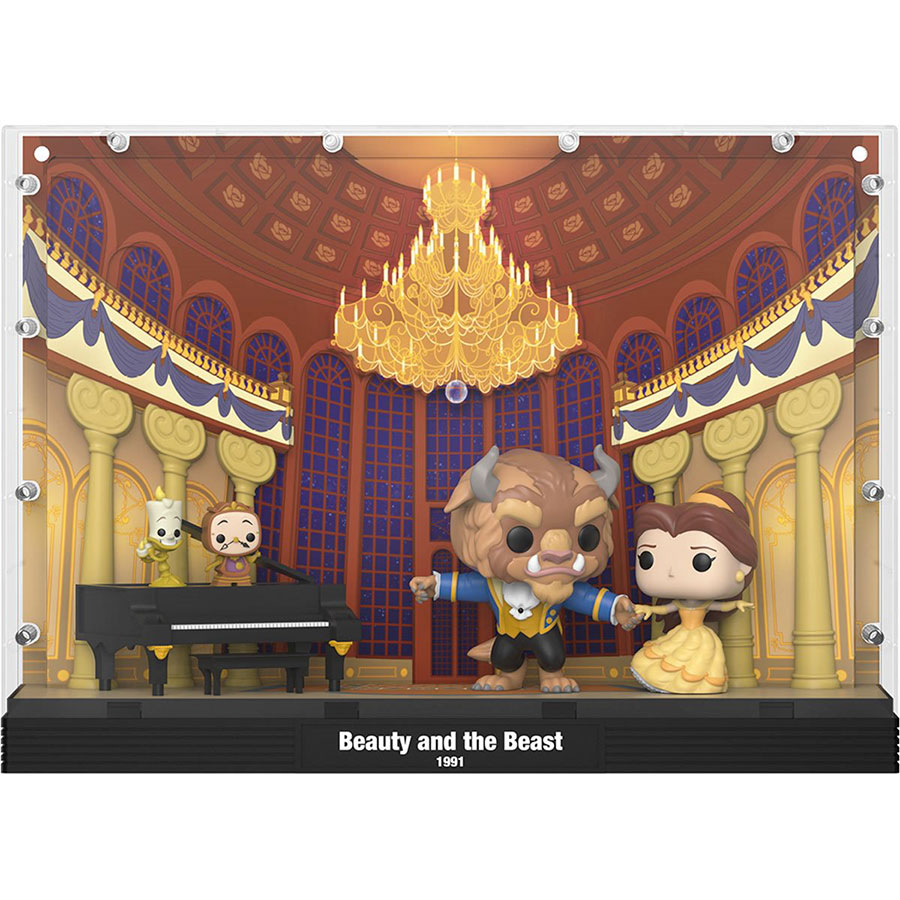 POP Moments Beauty And The Beast Tale As Old As Time Deluxe Vinyl Figure
