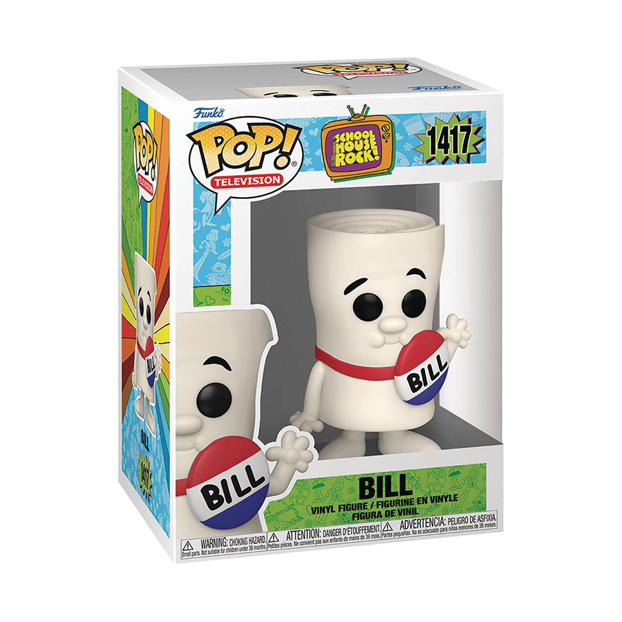 POP Television Schoolhouse Rock Bill Vinyl Figure - RESOLICITED