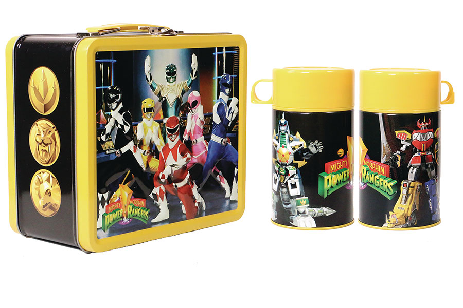 Tin Titans Power Rangers Previews Exclusive Lunchbox & Beverage Container