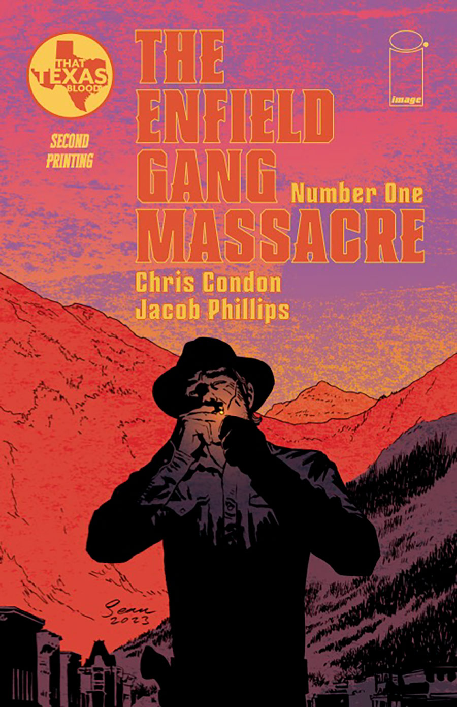 Enfield Gang Massacre #1 Cover B 2nd Ptg