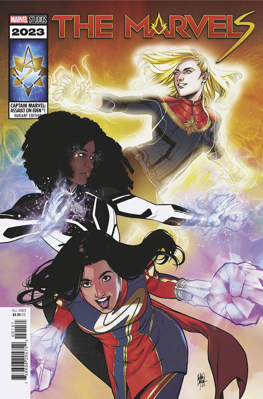 Captain Marvel Assault On Eden #1 (One Shot) Cover D Variant Karen S Darboe MCU Cover
